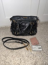 Miu Miu Bow Vitello Lux