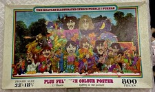 the beatles illustrated lyrics Puzzle in a puzzle (3 for sale) £60.00 each 