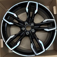 GENUINE BMW 21x9.5”G01 G02 X3/4 X3M X4M 718M M 7916273 REAR ALLOY WHEEL BLACK DC