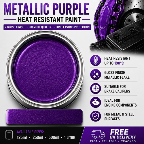 Metallic cadbury purple - metallic, heat
