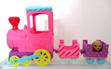 Barbie Chelsea Train and Carriages With  Dogs