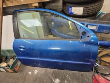 PEUGEOT 206 1999 - 2007 DRIVER SIDE FRONT BLUE (KMF) *BARE DOOR*