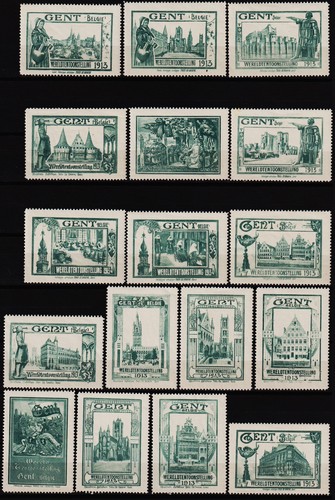 Belgian poster stamps 1913 - poster,