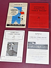 Subbuteo football paperwork