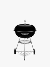Weber Compact 57cm Kettle Charcoal BBQ, Black EXPORTS