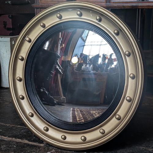 Large antique convex butlers - antique,