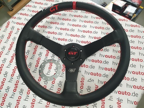 Sport steering wheel - steering, leather