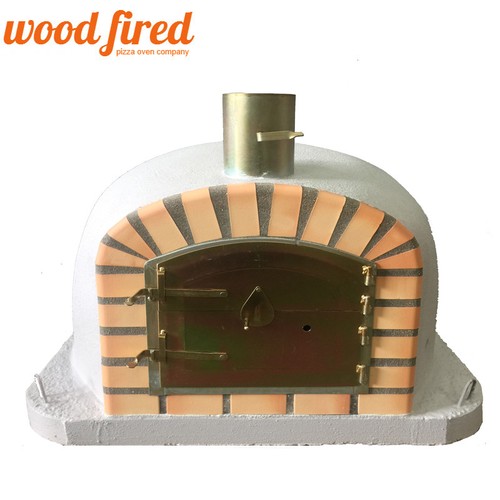 Brick outdoor wood fired pizza - wood,