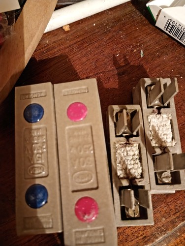 Old electric fuse - old,