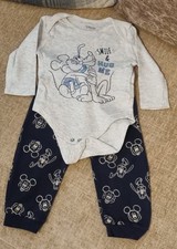 Disney Baby @ Primark Baby Boy Outfit Long Sleeved Top Matching Bottoms 6-9mths