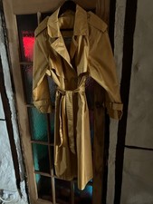 RUBBER MACKINTOSHES x NEW GALLERY GOLD RUBBER BACKED POLYESTER LINED 