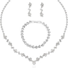 Bridal jewellery set wedding - set,