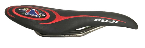 Fuji bicycle saddle seat black - bicycle,