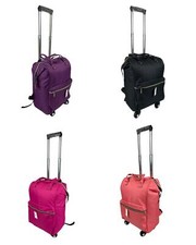 2 in 1 Cabin Rucksack Wheeled Trolley Travel Bag Cabin Case