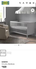 IKEA Sundvik Cot-Bed. Grey