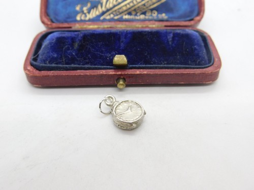 Sterling silver alarm clock - sterling,