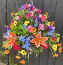 12 Inch Rattan Hanging baskets