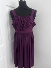 20 x ASOS Plum Slinky Ruched Bodice Midi Bridesmaid Prom Party Dress Size UK 8