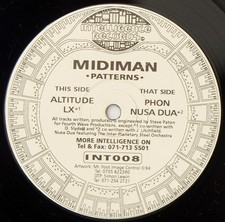 Midiman - Patterns, 12", (Vinyl)