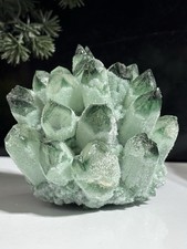 Large 413g | 90mm Chromium Green Quartz Cluster With All Extrusions Intact