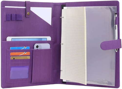 Leather portfolio holder - a4,