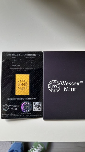 Wessex mint 1000g gold - mint, bullion