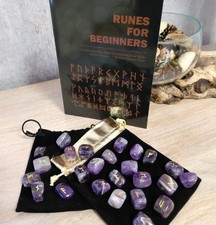 Amethyst Crystal Rune Set 25