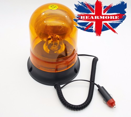 Revolving amber beacon light - beacon,