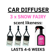 3 X SNOW FAIRY,CAR