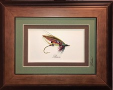 1 Framed and Mounted Classic Salmon Fly