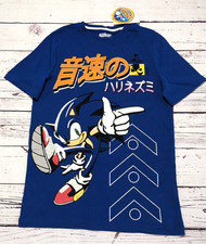 You are Buying: -Boys Sonic The Hedgehog Short Sleeve Blue T-Shirts Graphic Desi