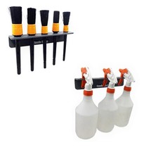 Wall Mounted Brush & Bottle