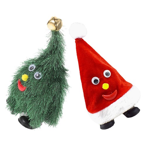 2pcs fun moving santa - fun,