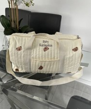Personalised Baby Bag  Changing Bag Bear Design overnight bag, kids bag hospital
