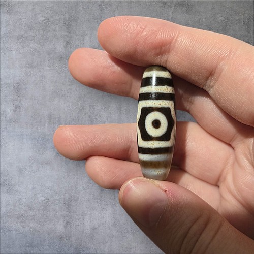 Authentic tibetan agate dzi - tibetan,