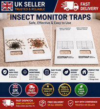 2x Insect Monitors Sticky Pest