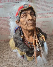 12" Native American Style Bust