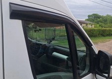 FIAT DUCATO 2006-2023 EXTERNAL FIT WIND RAIN SUN SMOKE GUARD DEFLECTORS 2PCS