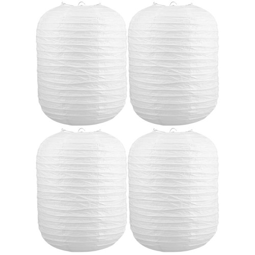 Blank white paper lanterns - blank,