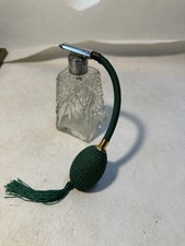 Vintage cut glass perfume - vintage,
