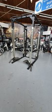 Technogym Pure Strength Olympic Power Rack Black Commercial Gym Equipment 