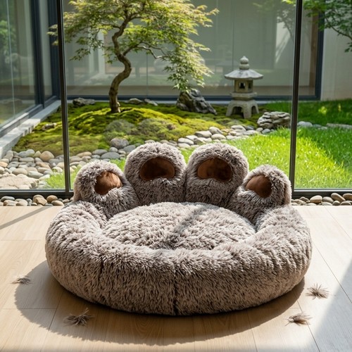 Plush pet cat dog - cat, beds