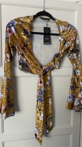 Bnwt boohoo mustard floral - boohoo,