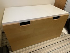 IKEA Stuva Bench with Toy Storage - White and Birch - USED