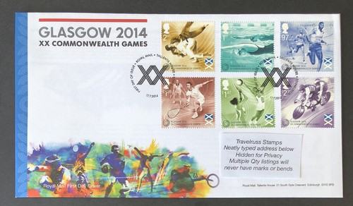 2014 fdc commonwealth games - fdc,