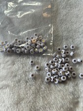 Pack of 50 White and Gold Star