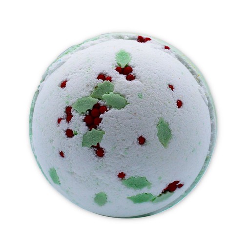Christmas bath bomb holly - christmas,