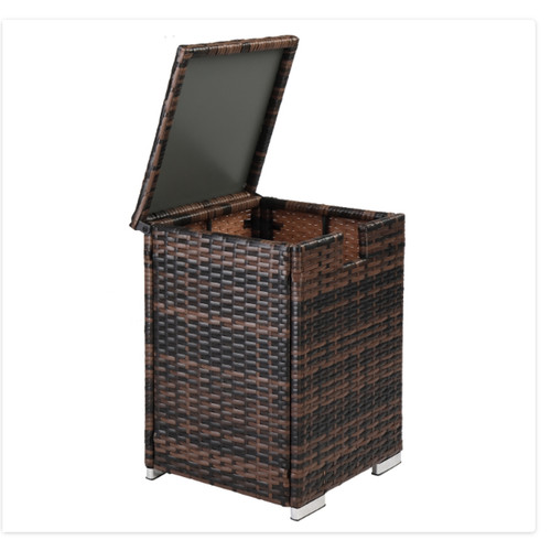 Wicker propane box - box, hideaway