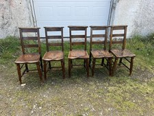 Vintage Church Chairs / Chapel Chairs / Cafe / Bar / Bistro Chairs