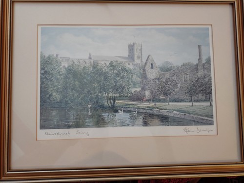 Signed framed print - , of